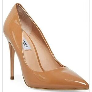 Steve Madden Patent Nude Heels